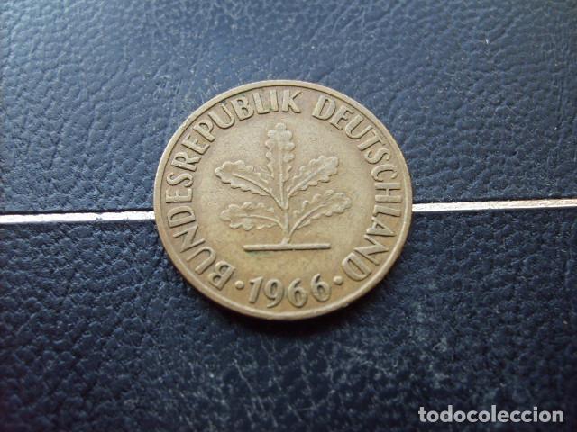 Monedas antiguas de Europa: ALEMANIA ( REP. FEDERAL ) 10 FENNIG 1966 J