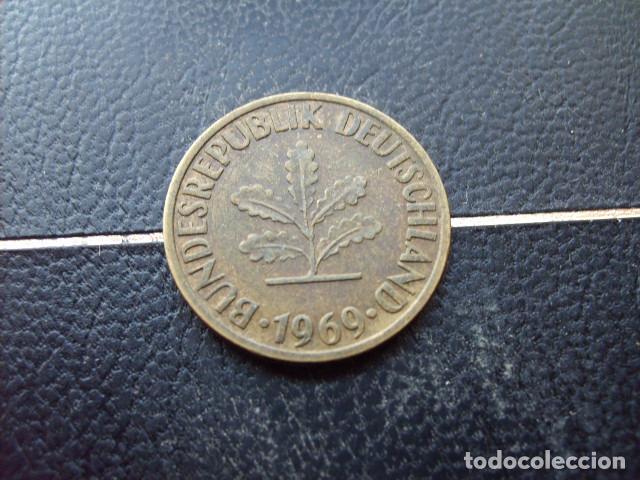 Monedas antiguas de Europa: ALEMANIA ( REP. FEDERAL ) 10 FENNIG 1969 D