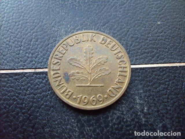 Monedas antiguas de Europa: ALEMANIA ( REP. FEDERAL ) 10 FENNIG 1969 F