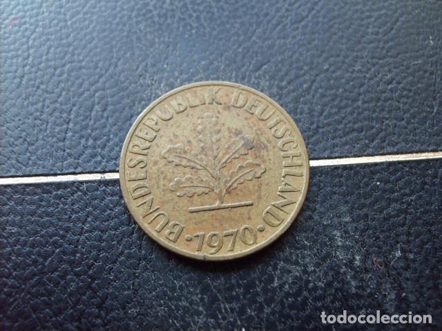 Monedas antiguas de Europa: ALEMANIA ( REP. FEDERAL ) 10 FENNIG 1970 J