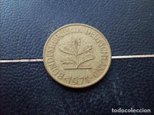 Monedas antiguas de Europa: ALEMANIA ( REP. FEDERAL ) 10 FENNIG 1971 J
