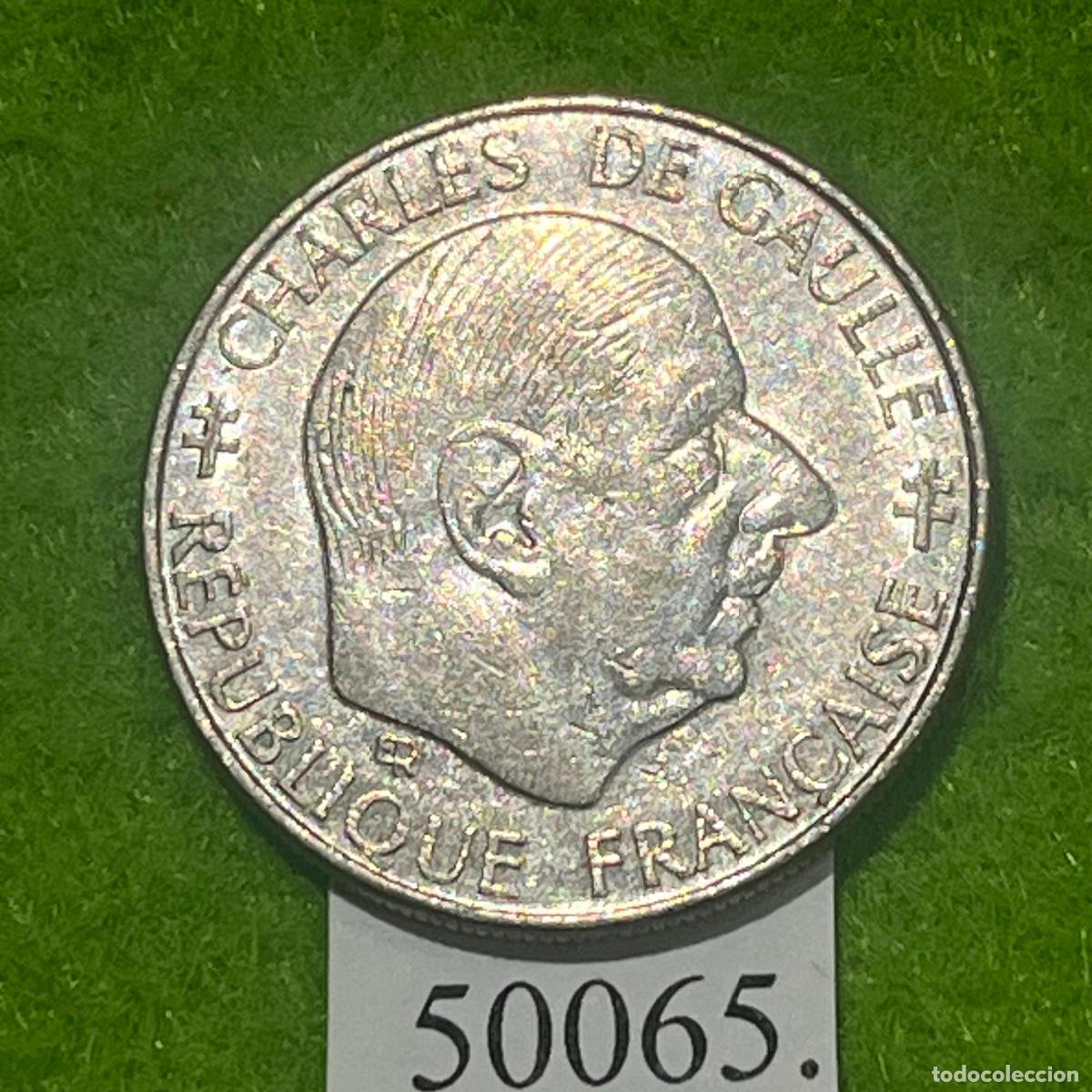 Monedas antiguas de Europa: Francia, 1 Franco 1988, Charles de Gaulle