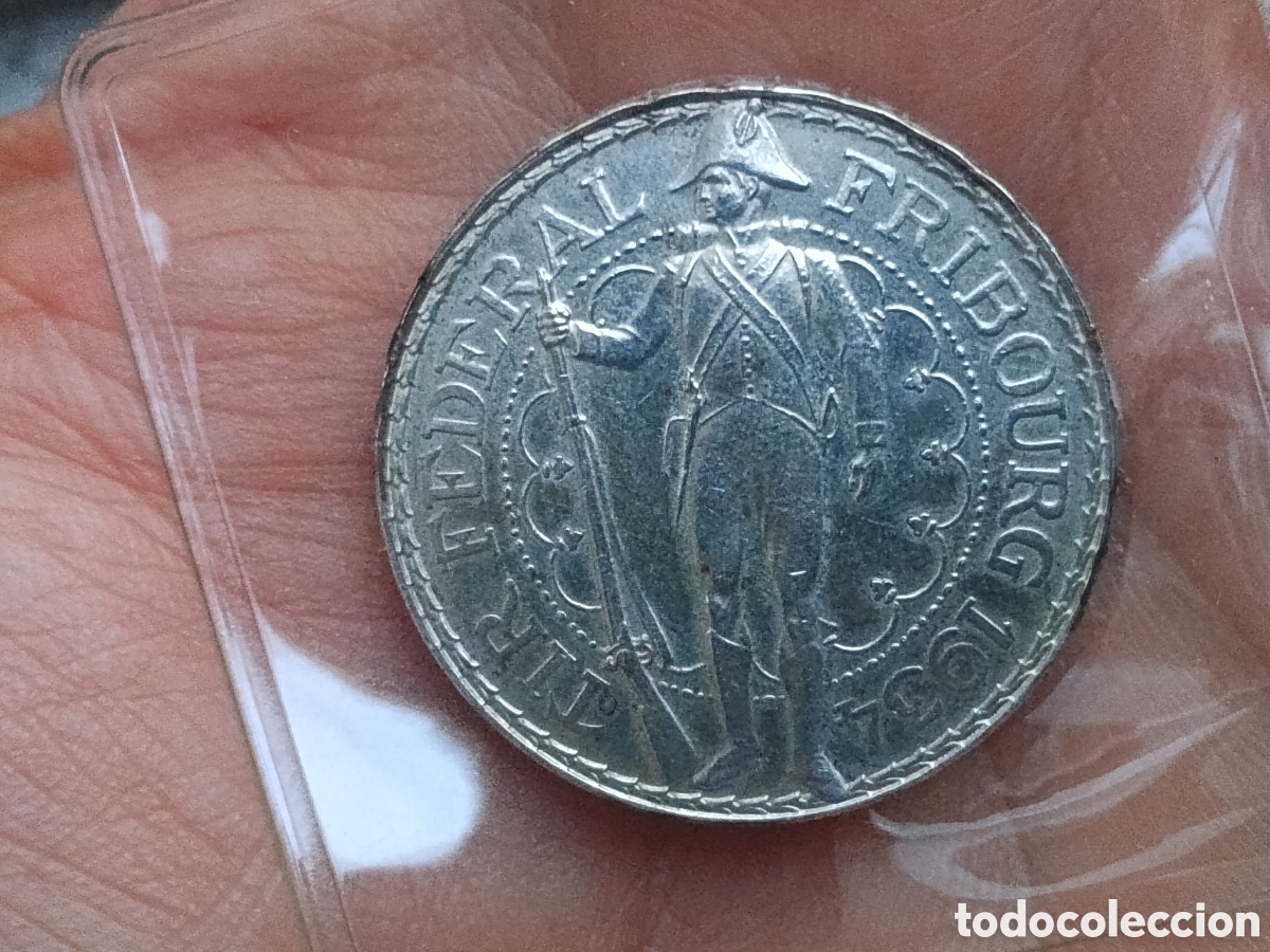 Monedas antiguas de Europa: PLATA 5 FRANCOS ZURICH SUIZA 1934 SC/SC-