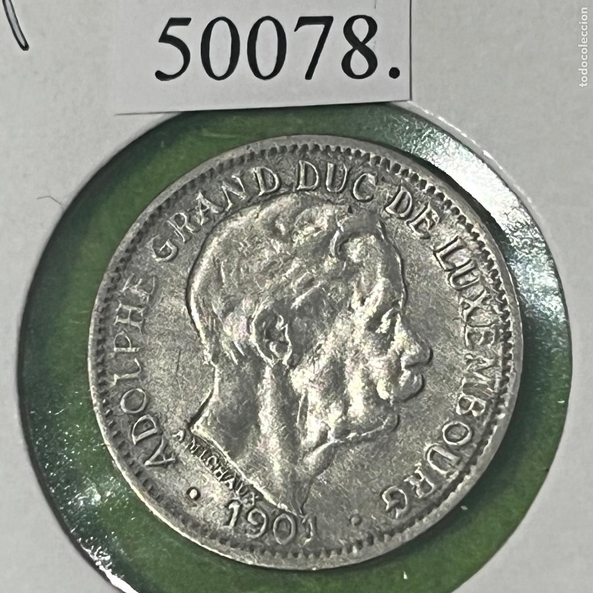 Monedas antiguas de Europa: Luxemburgo 10 c&eacute;ntimos 1901