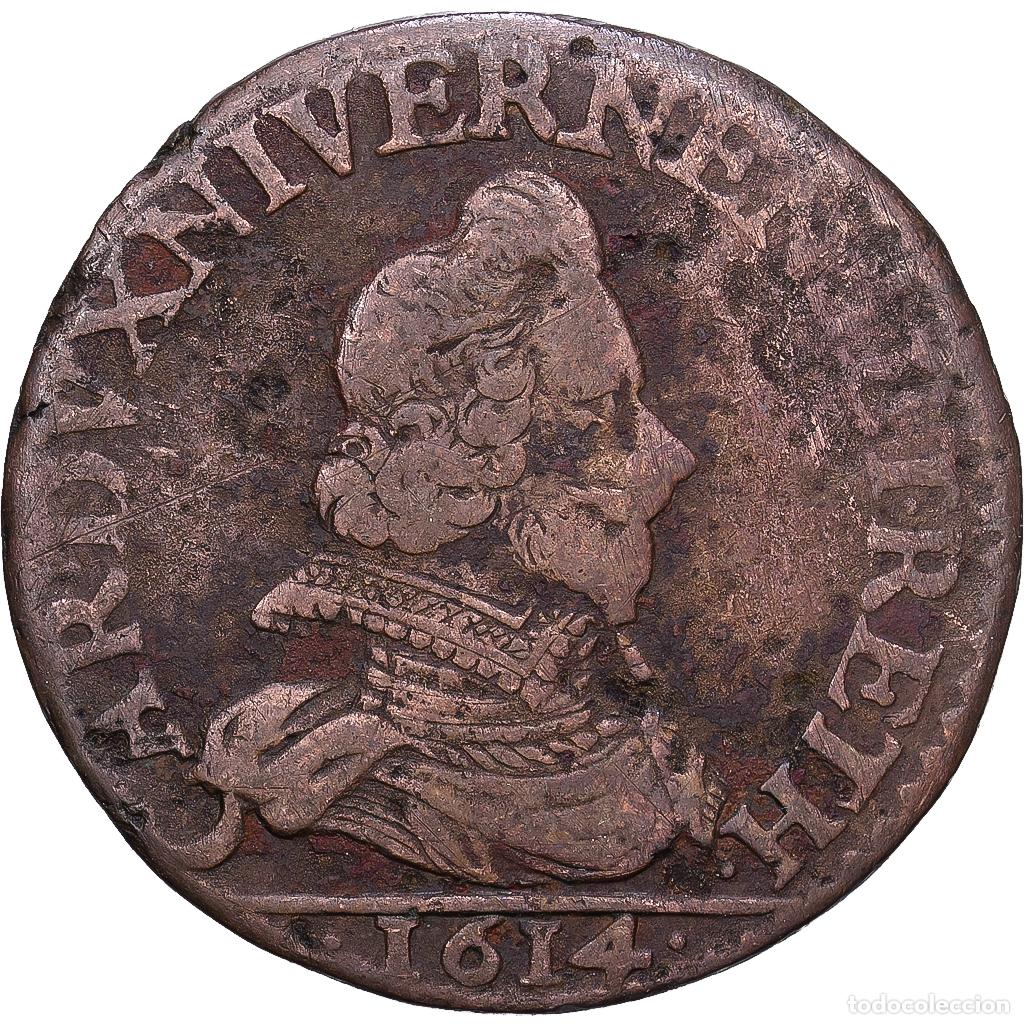 Monedas antiguas de Europa: [#1168264] Principado de Arches-Charleville, Charles de Gonzague, Liard, 1614, Charleville