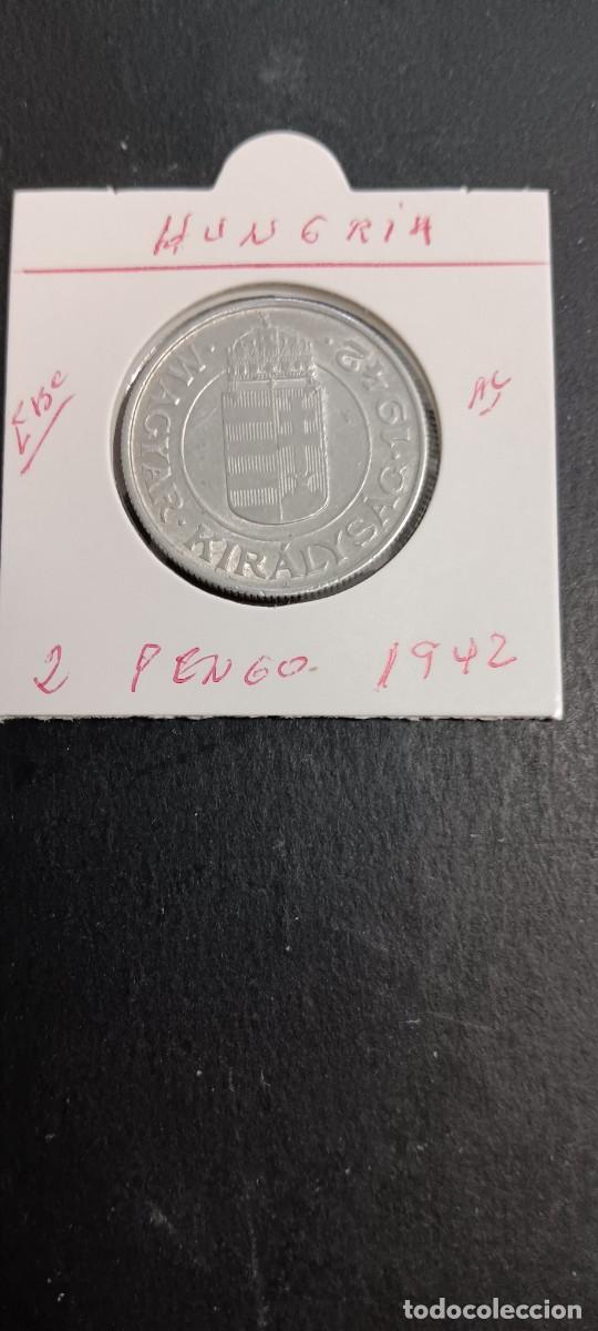 Monedas antiguas de Europa: HUNGRIA 2 PENGO 1942 EBC KM=522.1 (ALUMINIO)