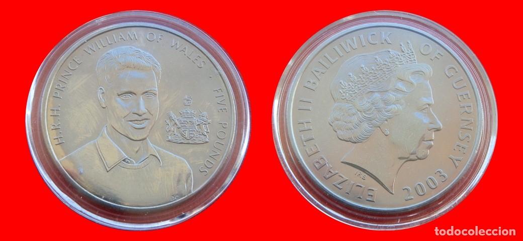 Monedas antiguas de Europa: 5 LIBRAS POUNDS 2003 SIN CIRCULAR GUERNESEY-10673SC