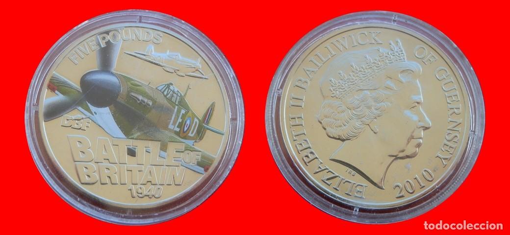 Monedas antiguas de Europa: 5 LIBRAS POUNDS 2010 SIN CIRCULAR GUERNESEY-10675SC