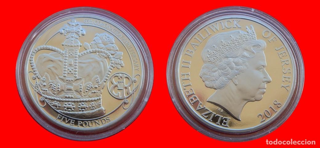 Monedas antiguas de Europa: 5 LIBRAS POUNDS 2018 SIN CIRCULAR JERSEY-10678SC