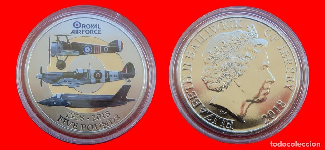 Monedas antiguas de Europa: 5 LIBRAS POUNDS 2018 SIN CIRCULAR JERSEY-10679SC