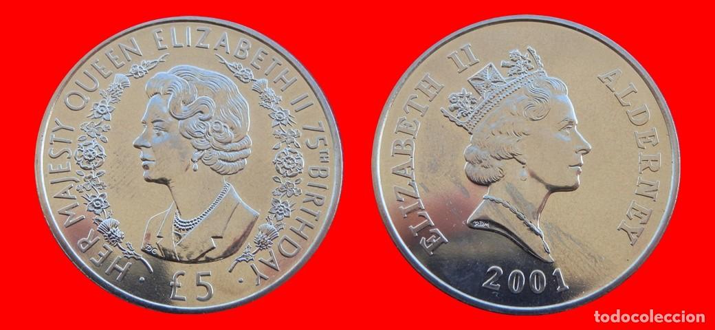Monedas antiguas de Europa: 5 LIBRAS POUNDS 2001 SIN CIRCULAR ALDERNEY-10680SC