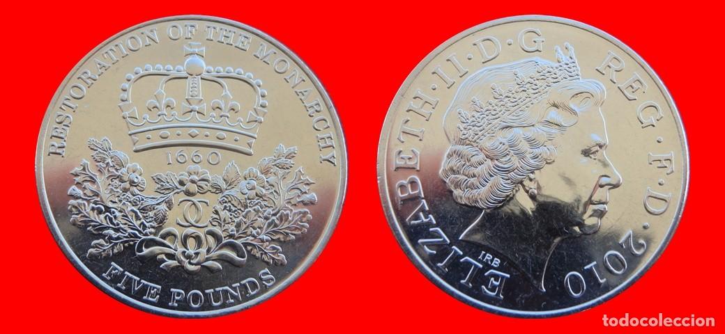 Monedas antiguas de Europa: 5 LIBRAS POUNDS 2010 SIN CIRCULAR INGLATERRA REINO UNIDO-10682SC