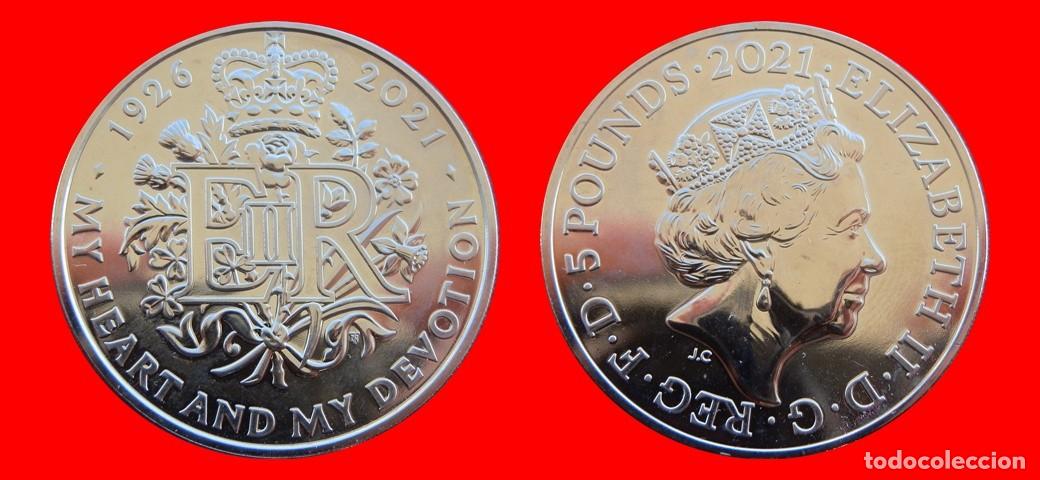 Monedas antiguas de Europa: 5 LIBRAS POUNDS 2021 SIN CIRCULAR INGLATERRA REINO UNIDO-10685SC