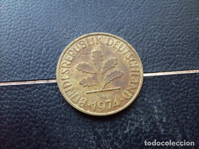 Monedas antiguas de Europa: ALEMANIA ( REP. FEDERAL ) 10 FENNIG 1974 D