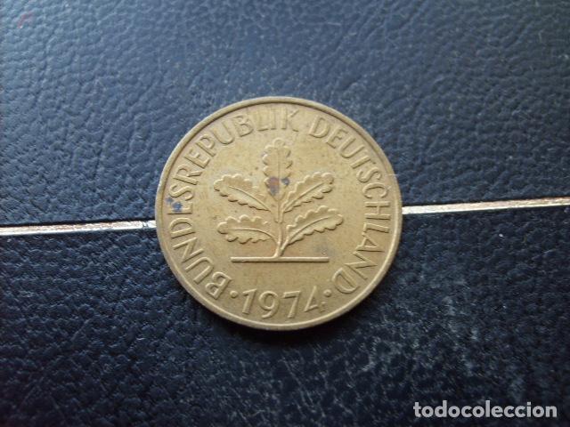 Monedas antiguas de Europa: ALEMANIA ( REP. FEDERAL ) 10 FENNIG 1974 F