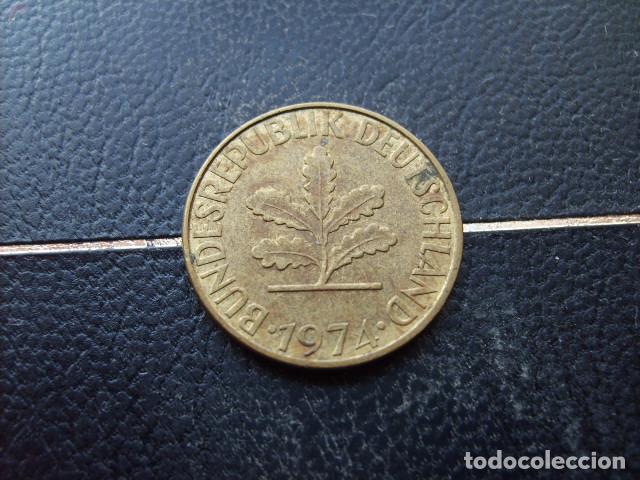 Monedas antiguas de Europa: ALEMANIA ( REP. FEDERAL ) 10 FENNIG 1974 J