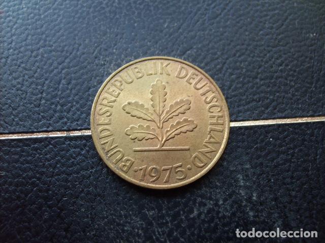 Monedas antiguas de Europa: ALEMANIA ( REP. FEDERAL ) 10 FENNIG 1975 J