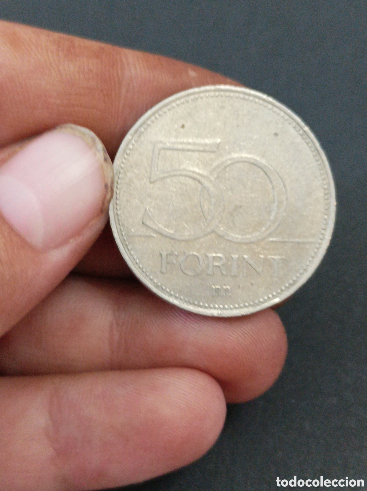 Monedas antiguas de Europa: 50 forint de Hungr&iacute;a de 1996