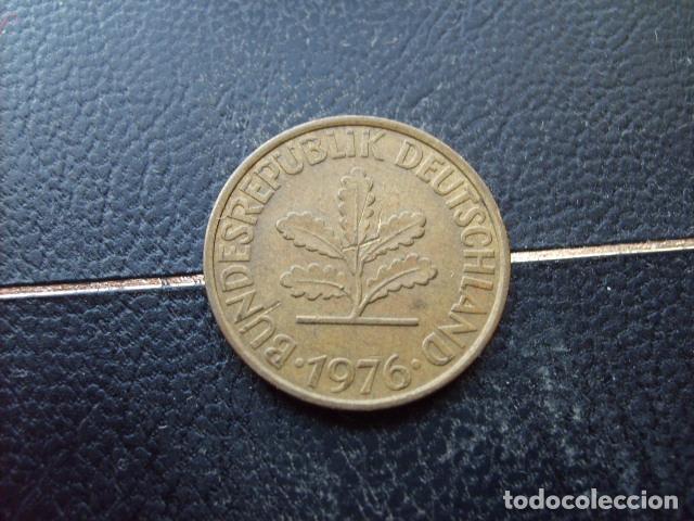 Monedas antiguas de Europa: ALEMANIA ( REP. FEDERAL ) 10 FENNIG 1976 F