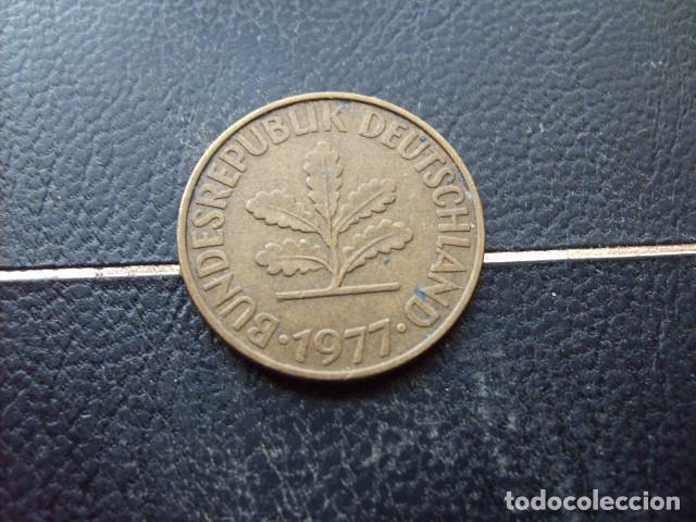 Monedas antiguas de Europa: ALEMANIA ( REP. FEDERAL ) 10 FENNIG 1977 D