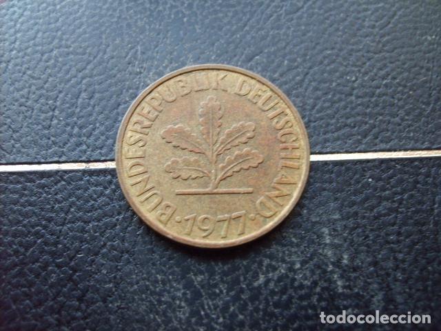 Monedas antiguas de Europa: ALEMANIA ( REP. FEDERAL ) 10 FENNIG 1977 F