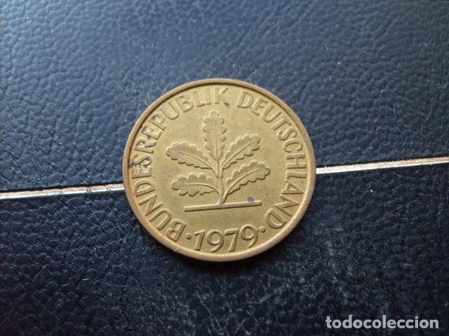 Monedas antiguas de Europa: ALEMANIA ( REP. FEDERAL ) 10 FENNIG 1979 D