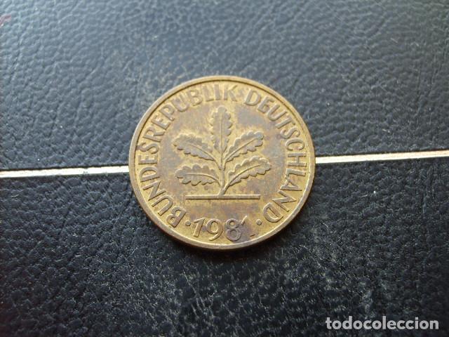 Monedas antiguas de Europa: ALEMANIA ( REP. FEDERAL ) 10 FENNIG 1981 D