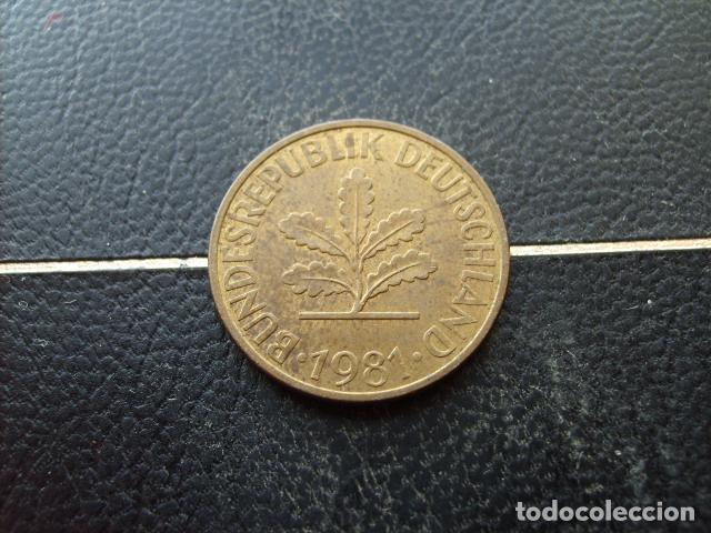 Monedas antiguas de Europa: ALEMANIA ( REP. FEDERAL ) 10 FENNIG 1981 J