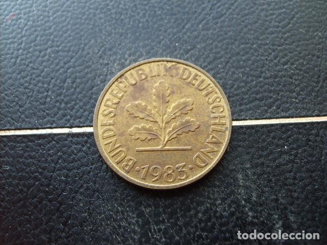 Monedas antiguas de Europa: ALEMANIA ( REP. FEDERAL ) 10 FENNIG 1983 F