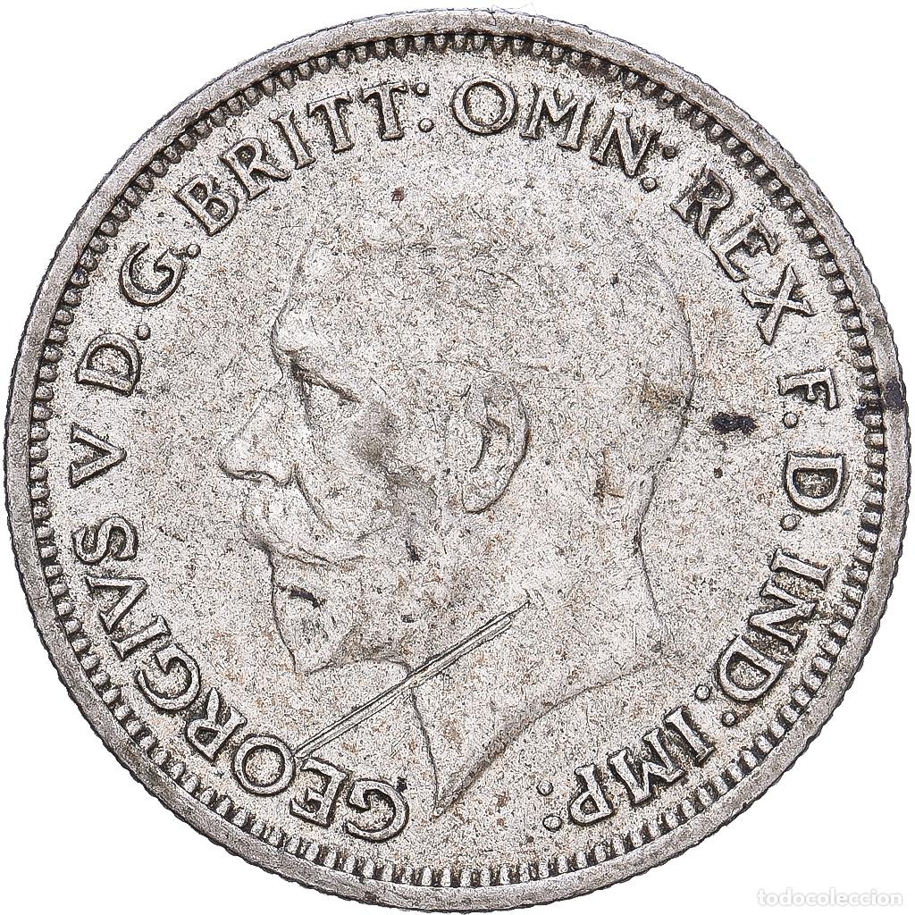 Monedas antiguas de Europa: [#1168281] Gran Breta&ntilde;a, George V, 6 Pence, 1936, Plata, BC+, KM:832