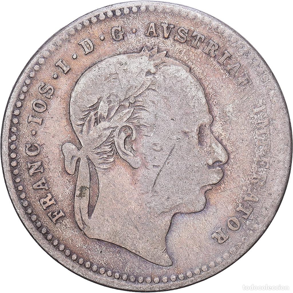 Monedas antiguas de Europa: [#1168283] Austria, Franz Joseph I, 20 Kreuzer, 1870, Plata, BC+, KM:2212