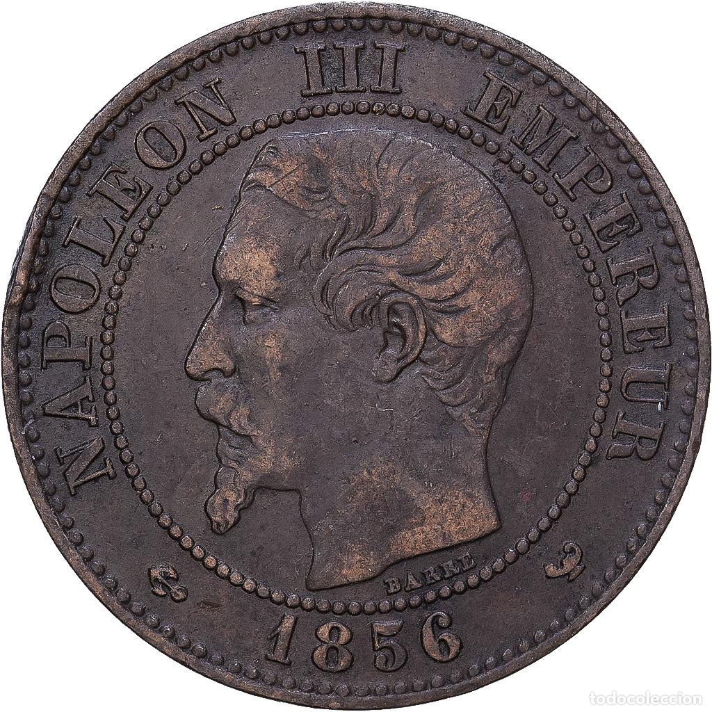 Monedas antiguas de Europa: [#1168297] Moneda, Francia, Napoleon III, Napol&eacute;on III, 2 Centimes, 1856, Lille, BC+