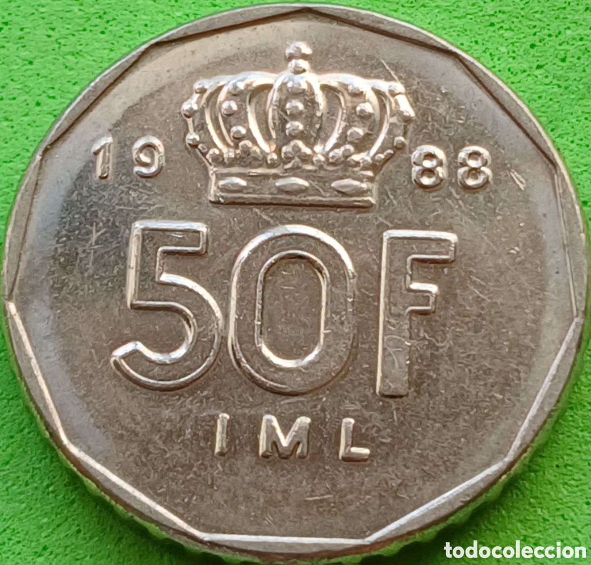 Monedas antiguas de Europa: Luxemburgo 50 francos 1988 km#62