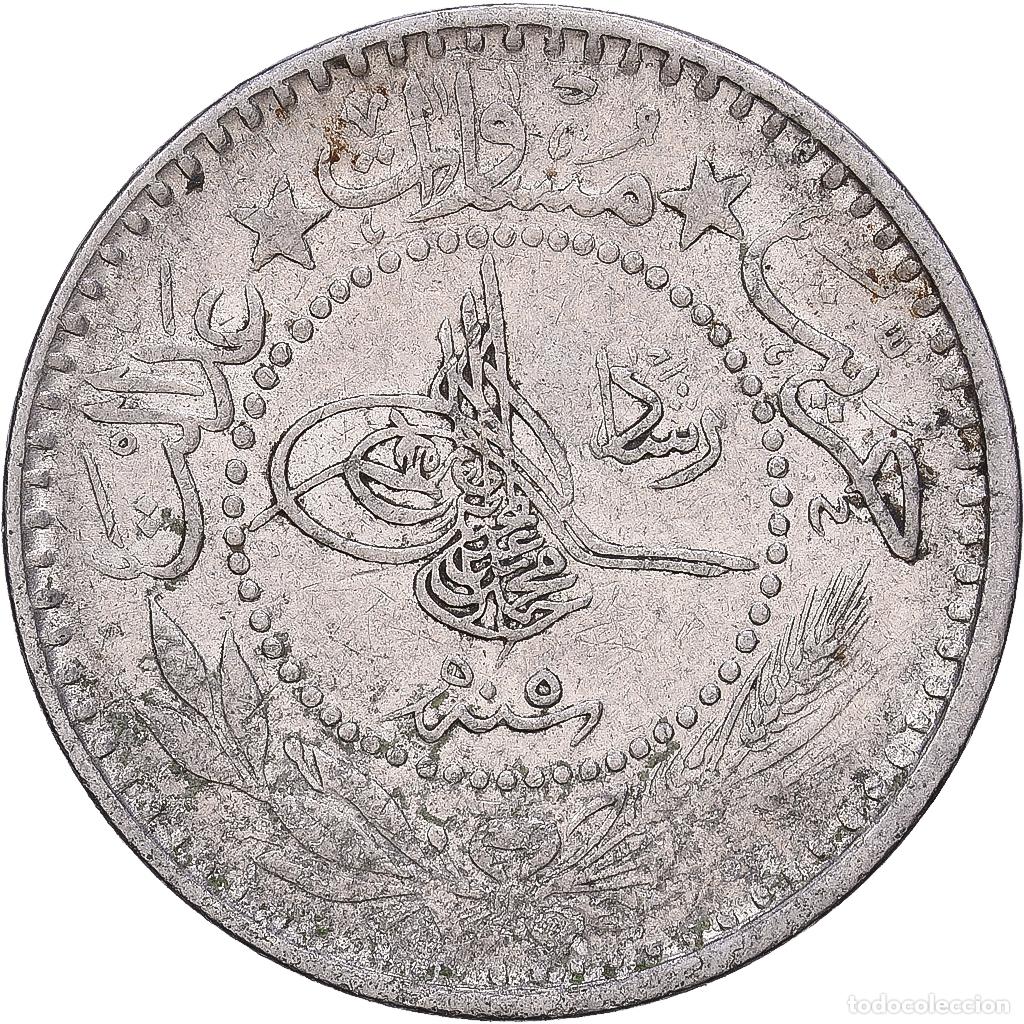 Monedas antiguas de Europa: [#1168316] Turqu&iacute;a, Mehmed V, 10 Para, 1915/AH 1327, N&iacute;quel, MBC