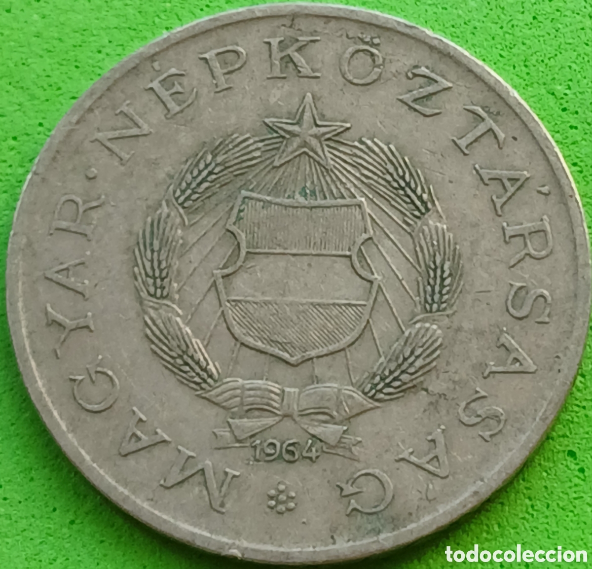 Monedas antiguas de Europa: Hungr&iacute;a 2 forint 1964 km#556a