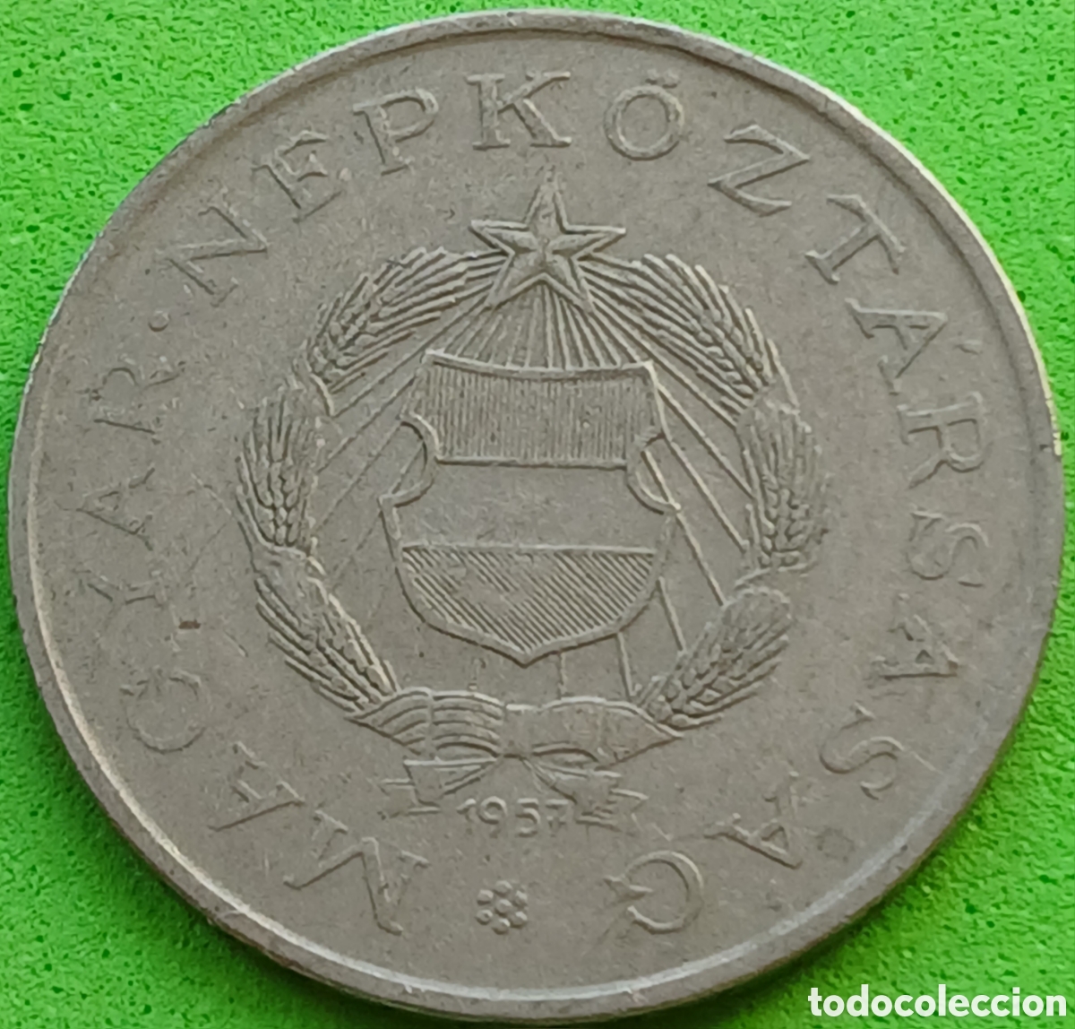 Monedas antiguas de Europa: Hungr&iacute;a 2 forint 1957 km#556