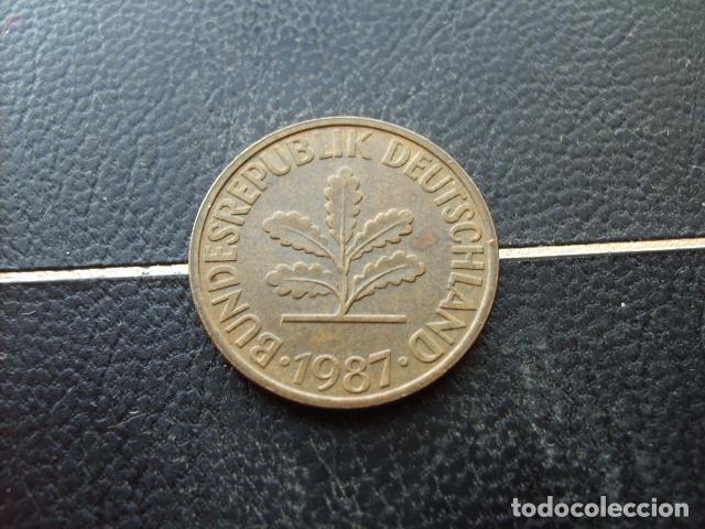 Monedas antiguas de Europa: ALEMANIA ( REP. FEDERAL ) 10 FENNIG 1987 D