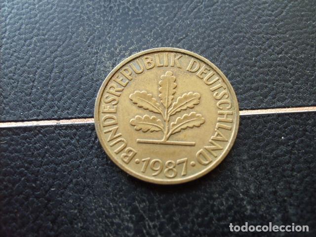 Monedas antiguas de Europa: ALEMANIA ( REP. FEDERAL ) 10 FENNIG 1987 F