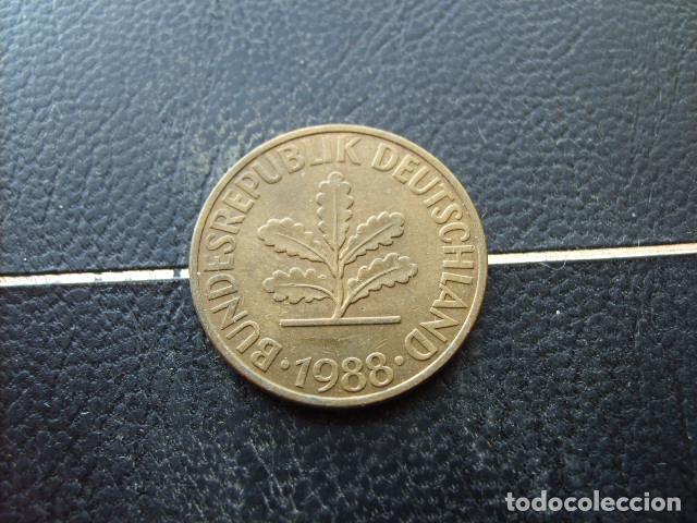 Monedas antiguas de Europa: ALEMANIA ( REP. FEDERAL ) 10 FENNIG 1988 D