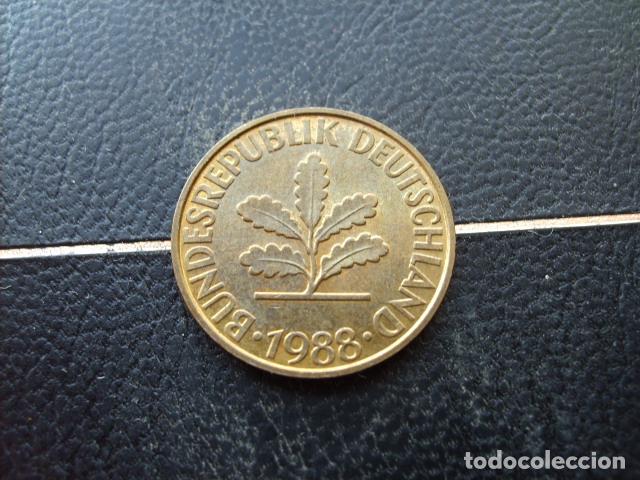 Monedas antiguas de Europa: ALEMANIA ( REP. FEDERAL ) 10 FENNIG 1988 F