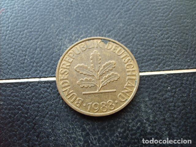 Monedas antiguas de Europa: ALEMANIA ( REP. FEDERAL ) 10 FENNIG 1988 G