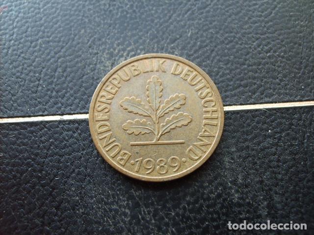 Monedas antiguas de Europa: ALEMANIA ( REP. FEDERAL ) 10 FENNIG 1989 D