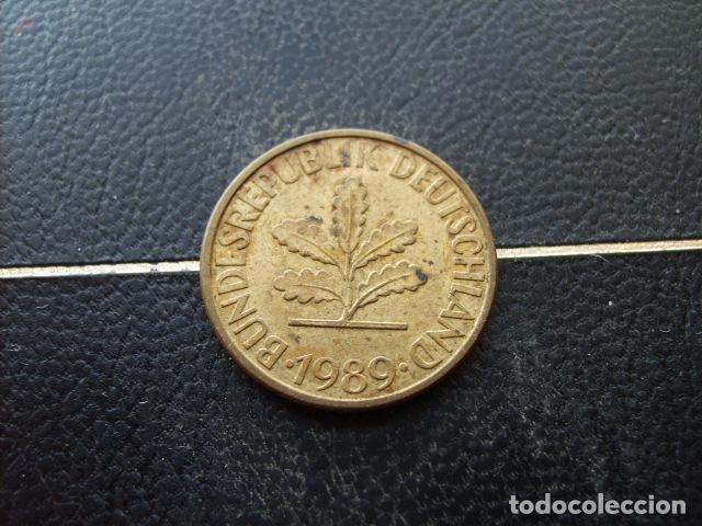 Monedas antiguas de Europa: ALEMANIA ( REP. FEDERAL ) 10 FENNIG 1989 F
