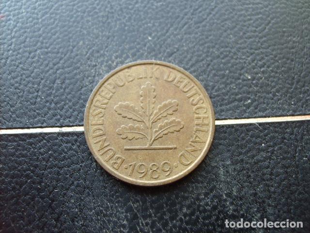 Monedas antiguas de Europa: ALEMANIA ( REP. FEDERAL ) 10 FENNIG 1989 J
