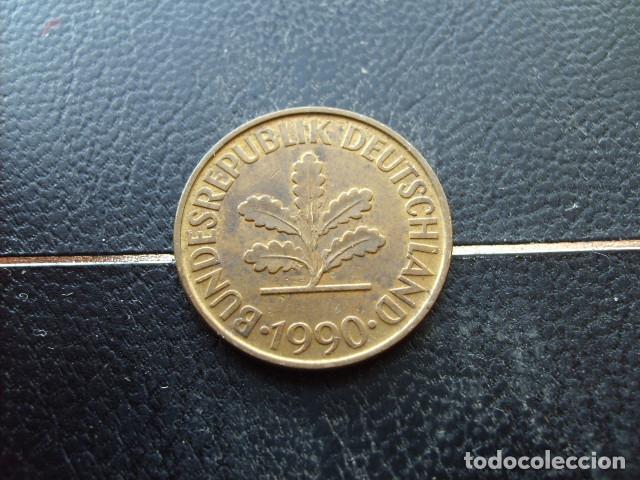 Monedas antiguas de Europa: ALEMANIA ( REP. FEDERAL ) 10 FENNIG 1990 A