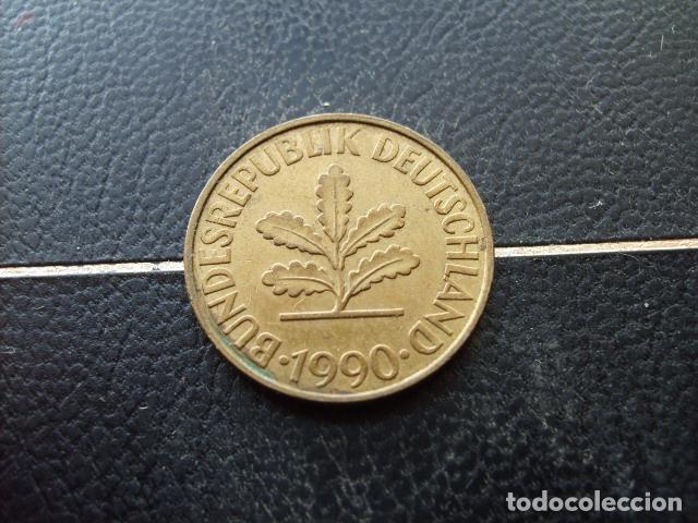 Monedas antiguas de Europa: ALEMANIA ( REP. FEDERAL ) 10 FENNIG 1990 F