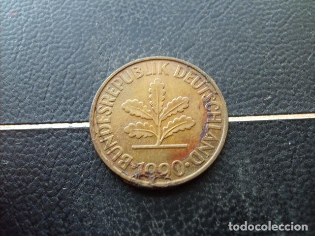 Monedas antiguas de Europa: ALEMANIA ( REP. FEDERAL ) 10 FENNIG 1990 J