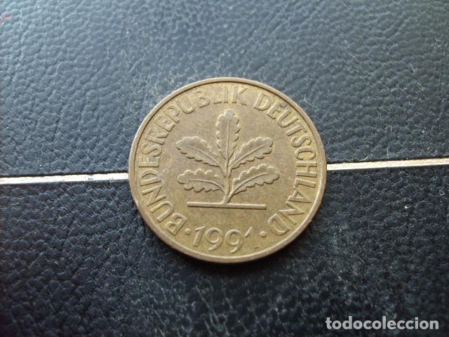 Monedas antiguas de Europa: ALEMANIA ( REP. FEDERAL ) 10 FENNIG 1991 D