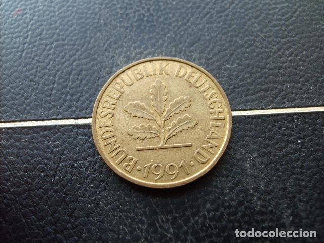 Monedas antiguas de Europa: ALEMANIA ( REP. FEDERAL ) 10 FENNIG 1991 F
