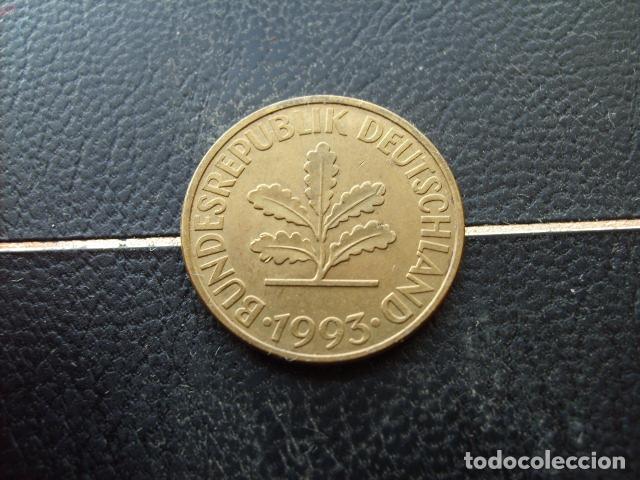 Monedas antiguas de Europa: ALEMANIA ( REP. FEDERAL ) 10 FENNIG 1993 D